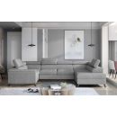 Eltap Escada Sawana Corner Pull-Out Sofa 200x330x98cm, Grey (Esc_42)