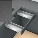 Blum myLegrabox Pull-out Under Sink Drawer M, 450mm, Carbon/Carbon Optics (53.45.05.82)