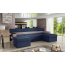 Eltap Markos Ontario/Ontario Corner Pull-Out Sofa 57x314x86cm Violet (M11)