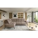 Eltap Theodore Cloud Corner Sofa 200x275x77cm, Brown (CO-THE-LT-20NU)