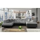 Eltap Letto Sawana/Soft Corner Pull-Out Sofa 58x340x90cm, Grey (Le_17)