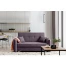 Eltap Wool Pull-Out Sofa 155x105x75cm Universal Corner, Violet (SO-LAI-41PO)