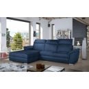 Eltap Trevisco Monolith Corner Pull-Out Sofa 216x272x100cm, Blue (Tre_14)