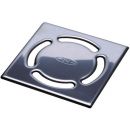 HL HL037Pr.1E 11.5x11.5cm Stainless Steel Drain Cover