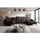 Eltap Neviro Softis Corner Sofa 201x350x77cm, Brown (CO-NEV-LT-66SOF)