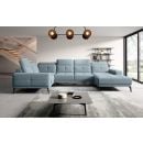 Eltap Neviro Savoy Corner Sofa 201x350x77cm, Blue (CO-NEV-LT-100SAV)