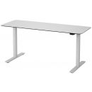 Martin Compact Electric Height Adjustable Desk 160x80cm Grey/White (28-7053-X1)