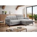 Eltap Lorelle Omega Corner Pull-Out Sofa 160x225x105cm, Grey (Lore_99)