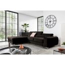 Eltap Grayson Cloud Corner Pull-Out Sofa 205x275x98cm, Brown (CO-GRA-LT-22NU)