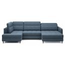Угловой диван Eltap Berrto 165x306x100 см, правый угол, синий (CO-BER-RT-40RAQ)