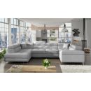 Eltap Letto Sawana Corner Pull-Out Sofa 58x340x90cm, Grey (Le_57)