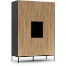 Eltap Lanzzi Chest of Drawers, 60x135x200cm, Oak (SF-LAN-A-SZA135)