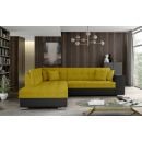 Eltap Pieretta Omega/Soft Corner Pull-Out Sofa 58x260x80cm, Yellow (Prt_10)