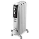 Delonghi Dragon 4 Oil Radiator with Thermostat and Timer 6 Sections White/Black (TRD40615)