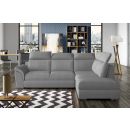 Eltap Loreto Solar Corner Pull-Out Sofa 60x260x102cm, Grey (Lor_70)