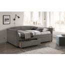 Signal Lanta Single Bed 90x200cm, Without Mattress, Grey