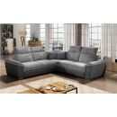 Eltap Federico Monolith/Monolith Corner Pull-Out Sofa 268x268x102cm, Grey (Fed_16)