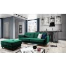 Eltap Bellis Extendable Sofa 220x90x83cm Universal Corner, Green (SO-BEL-37MO)