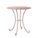 Home4You Rosy Garden Table, 75x70x75cm, Pink (40062)