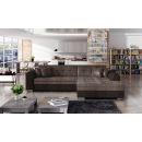 Stūra Dīvāns Izvelkams Eltap Sorento Monolith/Monolith 58x295x80cm, Brūns (SO_48)