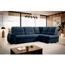 Eltap Sado Cloud Corner Pull-Out Sofa 192x272x95cm, Blue (CO-SAD-RT-40NU)