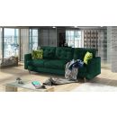 Eltap Asgard Kronos/Jungle Retractable Sofa 95x235x86cm Dark Green (Ask_06)