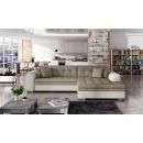 Eltap Sorento Inari/Soft Corner Pull-Out Sofa 58x295x80cm, Beige (SO_18)