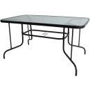 Садовый стол "Besk", 140x80 см, черный (119451)