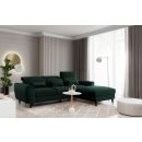 Eltap Foble Loco Corner Pull-Out Sofa 196x267x100cm, Green (CO-FOB-RT-35LO)