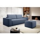 Eltap Pull-Out Sofa 260x104x96cm Universal Corner, Blue (SO-SILL-40GO)