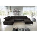 Eltap Neviro Loco Corner Sofa 201x350x77cm, Grey (CO-NEV-LT-05LO)