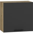 Halmar Vento Wall-mounted Cabinet, 30x60x58cm, Black/Oak (V-UA-VENTO-GOO-60/58-ANTHRACITE)