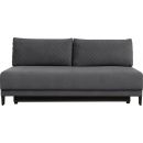Черно-красно-белый диван Sentila Lux 3DL с выдвижным механизмом 106x198x91см, серый