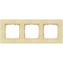 Siemens Delta Miro Surface-Mounted Frame 3-gang, Light Beige (5TG1103-3)