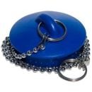 Aniplast Plug 40mm for Siphon 1 1/2" with Chain Blue/Grey (83464)