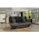 Eltap Ewa II Folding Sofa 92x194x95cm Black/Grey (E04)