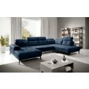 Eltap Bretan Cloud Corner Sofa 205x350x107cm, Blue (CO-BRE-RT-40NU)