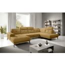 Eltap Bretan Cloud Corner Sofa 205x350x107cm, Yellow (CO-BRE-RT-45NU)