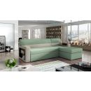 Eltap Rico Soro/Soro Corner Pull-Out Sofa 55x250x85cm, Green (R23)
