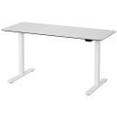 Martin Compact Electric Height Adjustable Desk 100x60cm White (28-7038-X1)