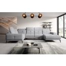 Eltap Neviro Sola Corner Sofa 201x350x77cm, Grey (CO-NEV-LT-04SO)