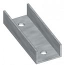 Bracket for connecting AL profile 45x25x120mm, K-02