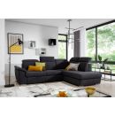 Eltap Loreto Grande Corner Pull-Out Sofa 210x260x102cm, Grey (Lor_90)