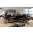 Eltap Anton Monolith/Monolith Corner Pull-Out Sofa 203x272x85cm, Brown (An_32)