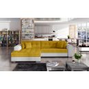 Stūra Dīvāns Izvelkams Eltap Sorento Omega/Soft 58x295x80cm, Dzeltens (SO_42)
