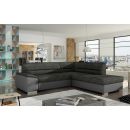 Eltap Verso Berlin/Soft Corner Pull-Out Sofa 63x266x83cm, Grey (V05)