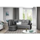 Eltap Lord Cloud Corner Pull-Out Sofa 180x243x105cm, Grey (L_082)