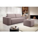 Eltap Pull-Out Sofa 260x104x96cm Universal Corner, Pink (SO-SILL-101GO)