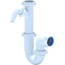 Aniplast Bathroom Sink Drain Trap 40mm White (83421)