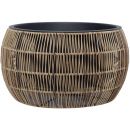 Home4You Wicker On Surface Flower Pot 48x26cm, Light Brown (38098)